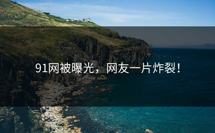 91网被曝光，网友一片炸裂！